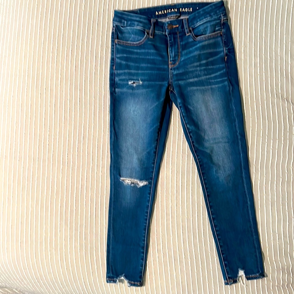 American Eagle Skinny Ankle Cropped Jeans